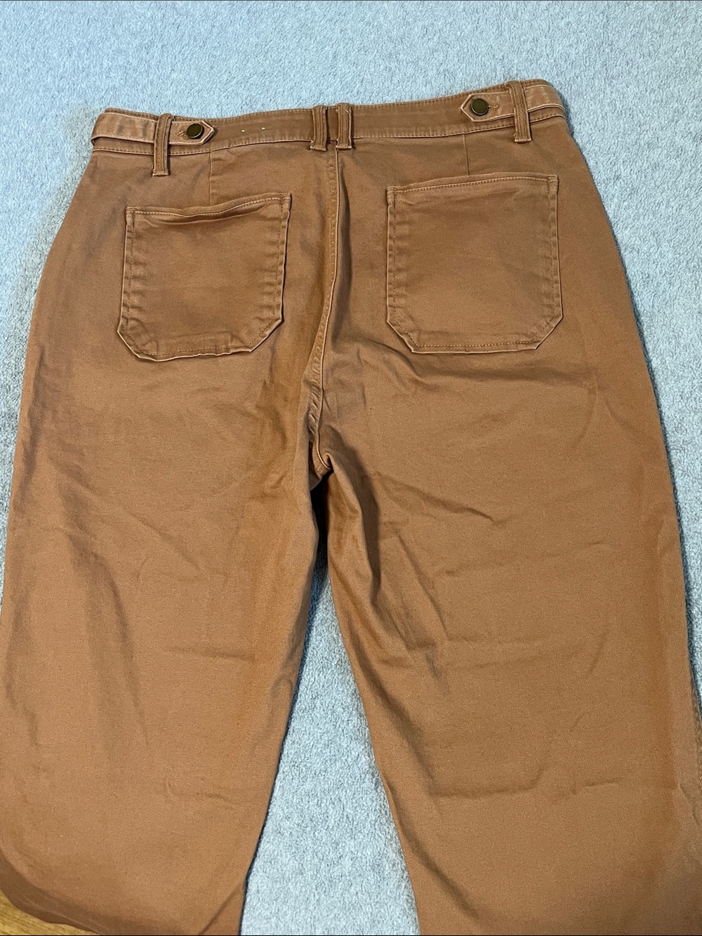 Democracy Brown Chino Pants Womens 10 Ab Solution Stretch Slimming - Picture 7 of 9